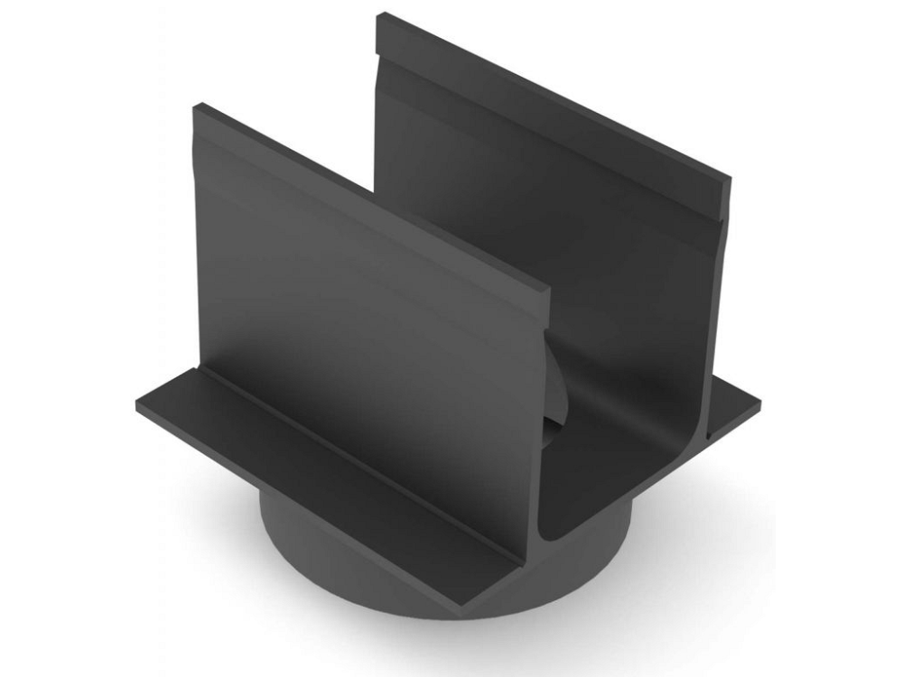 Slimline onderuitlaat 80mm