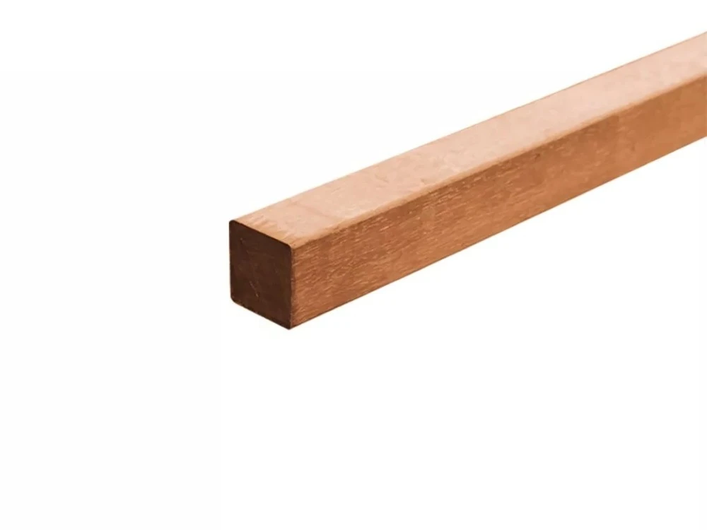 Steunpaal hardhout geschaafd 6,5x6,5x300