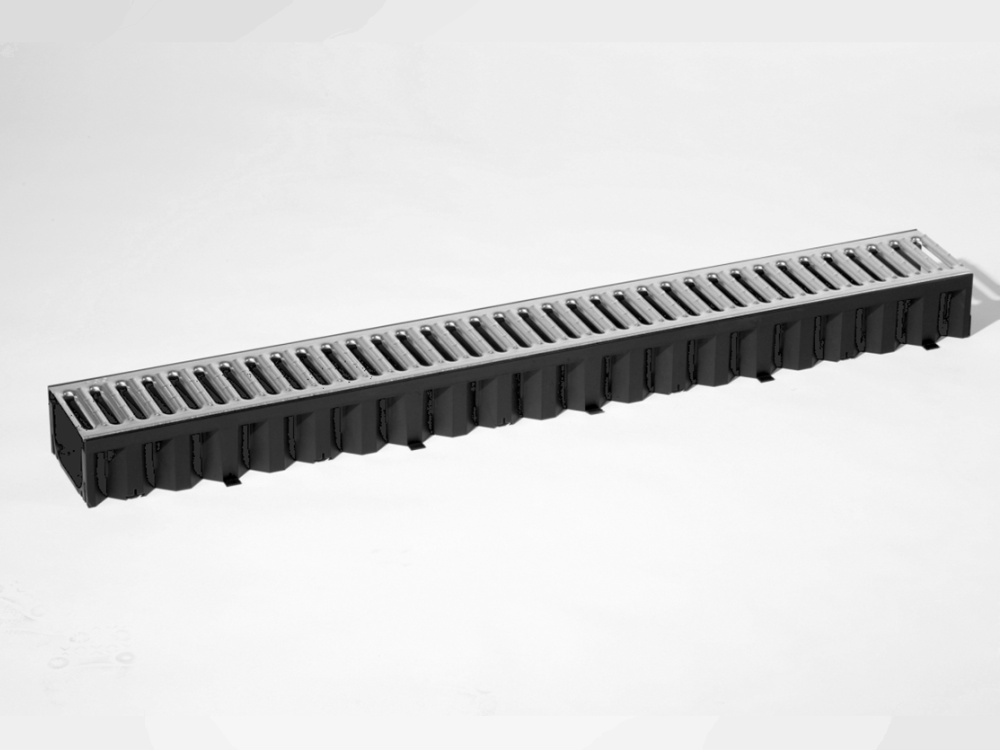 Hexdrain goot 1 meter verzinkt

