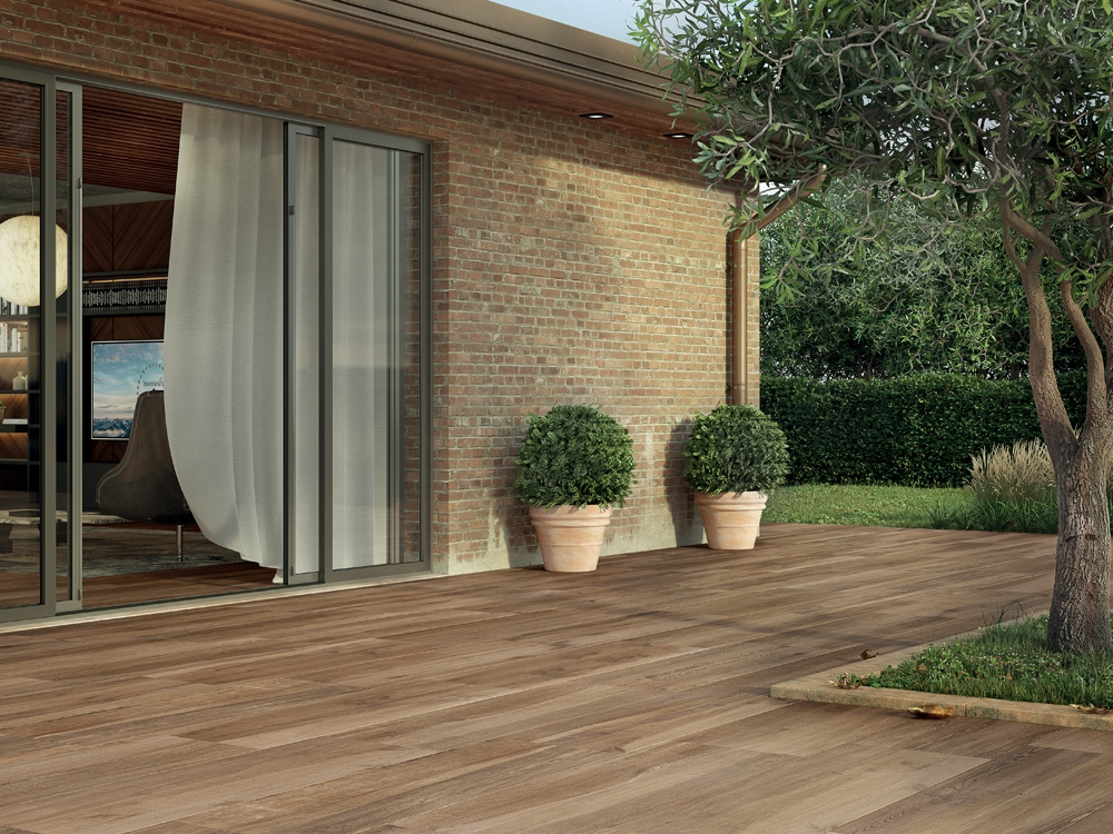Keramische tegel Agres light brown 40x120x2
